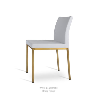 Aria Metal Chair Leather by SohoConcept - New