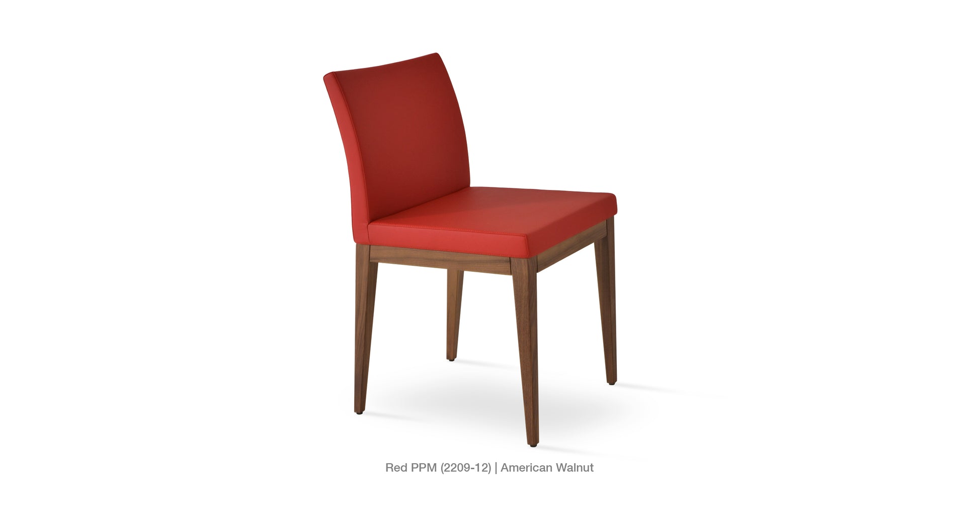 Soho Concept Aria Wood Base and Leather Seat Dining Chair 15