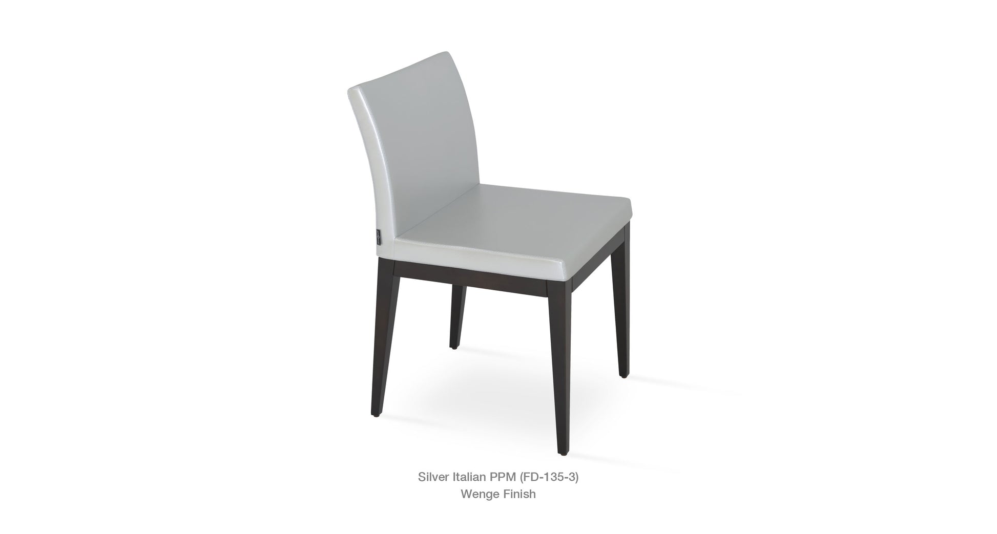Soho Concept Aria Wood Base and Leather Seat Dining Chair 17