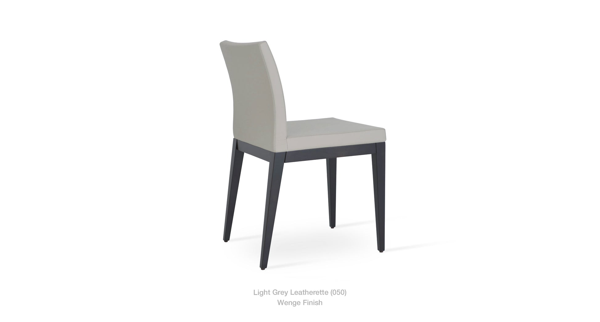 Soho Concept Aria Wood Base and Leather Seat Dining Chair 18