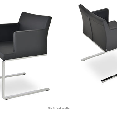 Soho Flat Armchair Leather by SohoConcept - New