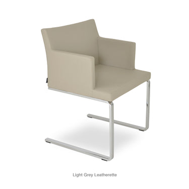 Soho Flat Armchair Leather by SohoConcept - New