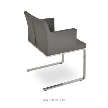 Soho Flat Armchair Leather by SohoConcept - New