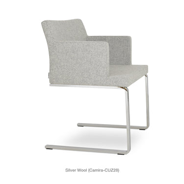 Soho Flat Armchair Fabric by SohoConcept - New