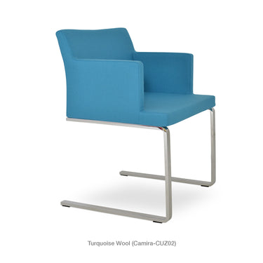 Soho Flat Armchair Fabric by SohoConcept - New