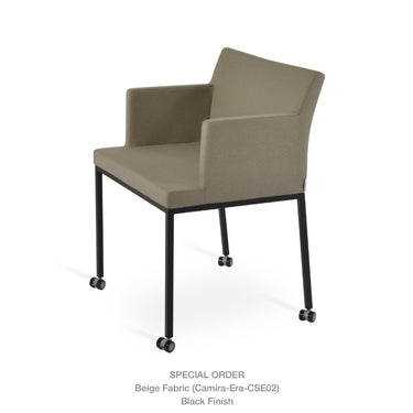 Soho Metal Armchair Fabric by SohoConcept - New