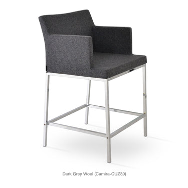 Soho Metal Stools Fabric by SohoConcept - New