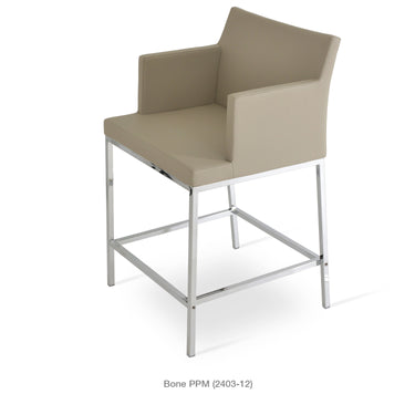 Soho Metal Stools Leather by SohoConcept - New