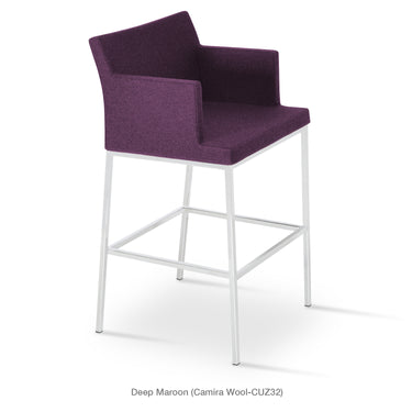 Soho Metal Stools Fabric by SohoConcept - New