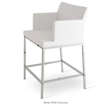 Soho Metal Stools Leather by SohoConcept - New