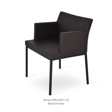 Soho Metal Armchair Leather by SohoConcept - New