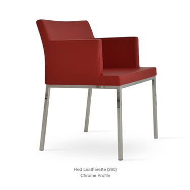 Soho Metal Armchair Leather by SohoConcept - New