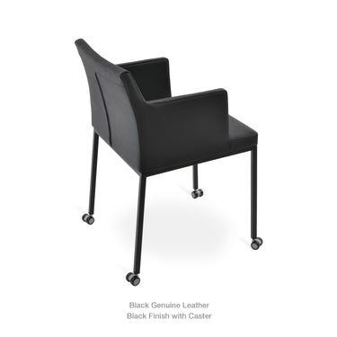 Soho Metal Armchair Leather by SohoConcept - New