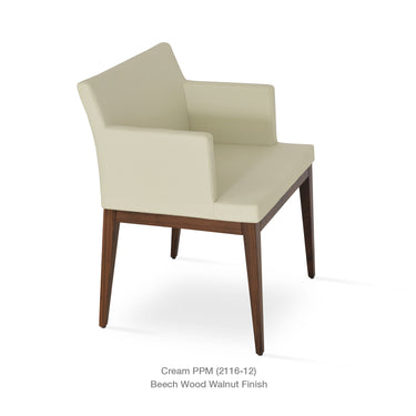 Soho Wood Armchair Leather by SohoConcept - New