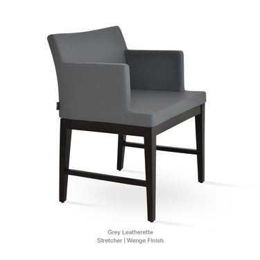 Soho Wood Armchair Leather by SohoConcept - New