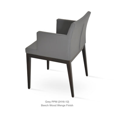 Soho Wood Armchair Leather by SohoConcept - New