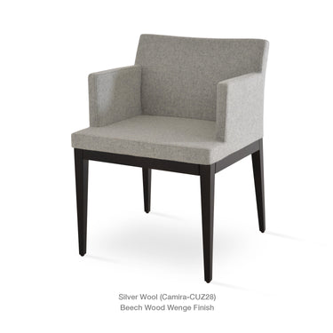 Soho Wood Armchair Fabric by SohoConcept - New