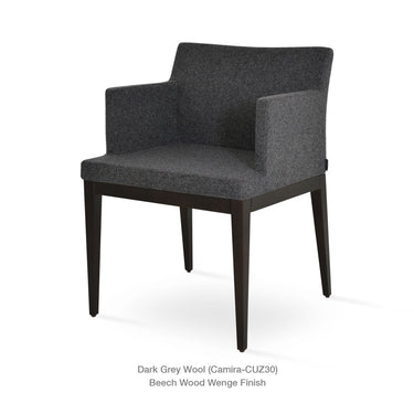Soho Wood Armchair Fabric by SohoConcept - New