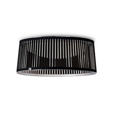 Solis Drum Designer LED Flush Ceiling Light with Fabric Shade by Pablo Designs - image 7