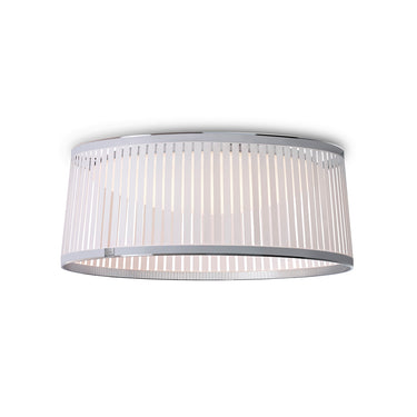 Solis Drum Designer LED Flush Ceiling Light with Fabric Shade by Pablo Designs - image 5