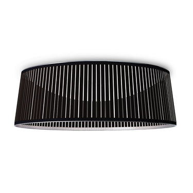 Solis Drum Designer LED Flush Ceiling Light with Fabric Shade by Pablo Designs - image 4