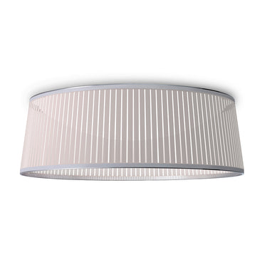 Solis Drum Designer LED Flush Ceiling Light with Fabric Shade by Pablo Designs - image 2