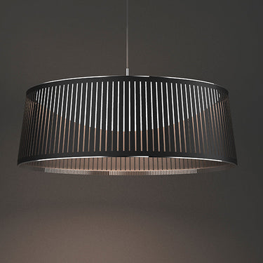 Solis Drum LED Pendant Light – Modern Fabric Pendant by Pablo Designs - image 7