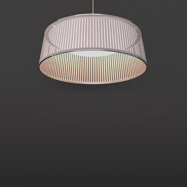 Solis Drum LED Pendant Light – Modern Fabric Pendant by Pablo Designs - image 6