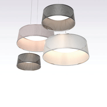 Solis Drum LED Pendant Light – Modern Fabric Pendant by Pablo Designs - image 5