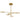 Adjustable modern chandelier with rotating arms for commercial interiors