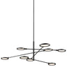 Adjustable Linear LED Chandelier for Dining Table – 8-Light Spectica Style