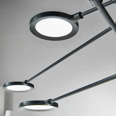 8-Light Modern Chandelier with Adjustable Heads – LED Linear by Visual Comfort