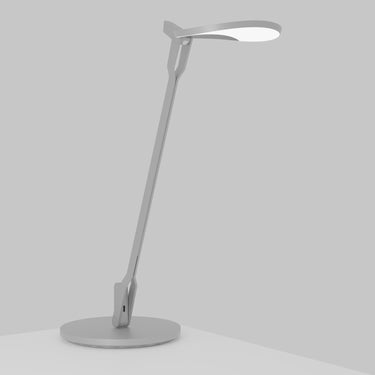 Matte black Splitty Pro desk lamp with eco-friendly aluminum construction and water-based paint
