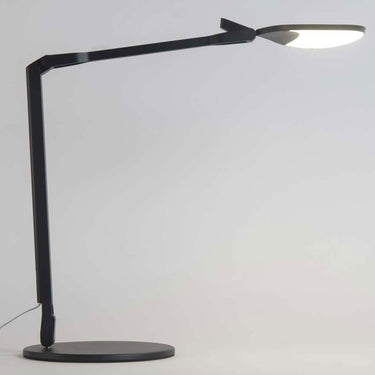 Matte black Splitty Reach LED lamp for home office task lighting