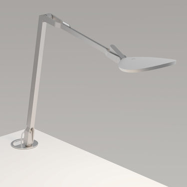 Flexible Splitty Reach Pro table lamp with curved droplet design