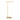 Stagger Small 38 inch floor lamp in antique brass finish by Visual Comfort