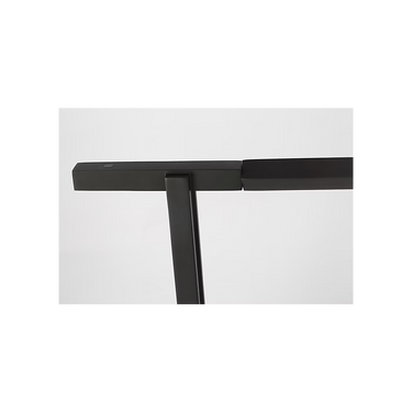 Contemporary black desk lamp with dimmable LED lighting