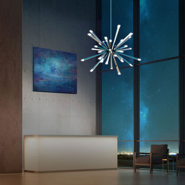 BlackJack Lighting Starburst Pendant