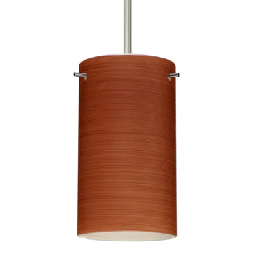 Cherry glass shade with handcrafted European glass for pendant lighting fixtures