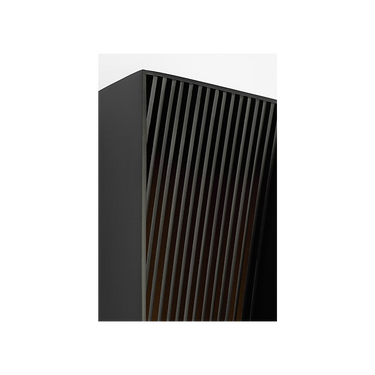 Slim vertical LED wall sconce black finish for bedroom hallway and architectural accent lighting
