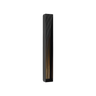 Visual Comfort Strum 36 LED wall sconce in black finish installed on modern exterior wall