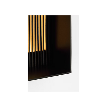 Modern black aluminum wall lamp Strum 36 by Visual Comfort for patio lighting
