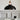 Coolicon Large 1933 Design Vitreous Enamel Pendant – Jet Black in a room, look 4