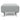 Innovation Living Deluxe Excess Ottoman With Chrome Legs