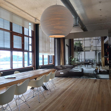 Eco-Conscious Design Pendant Lamp - 64" Wide Arcturus by Graypants