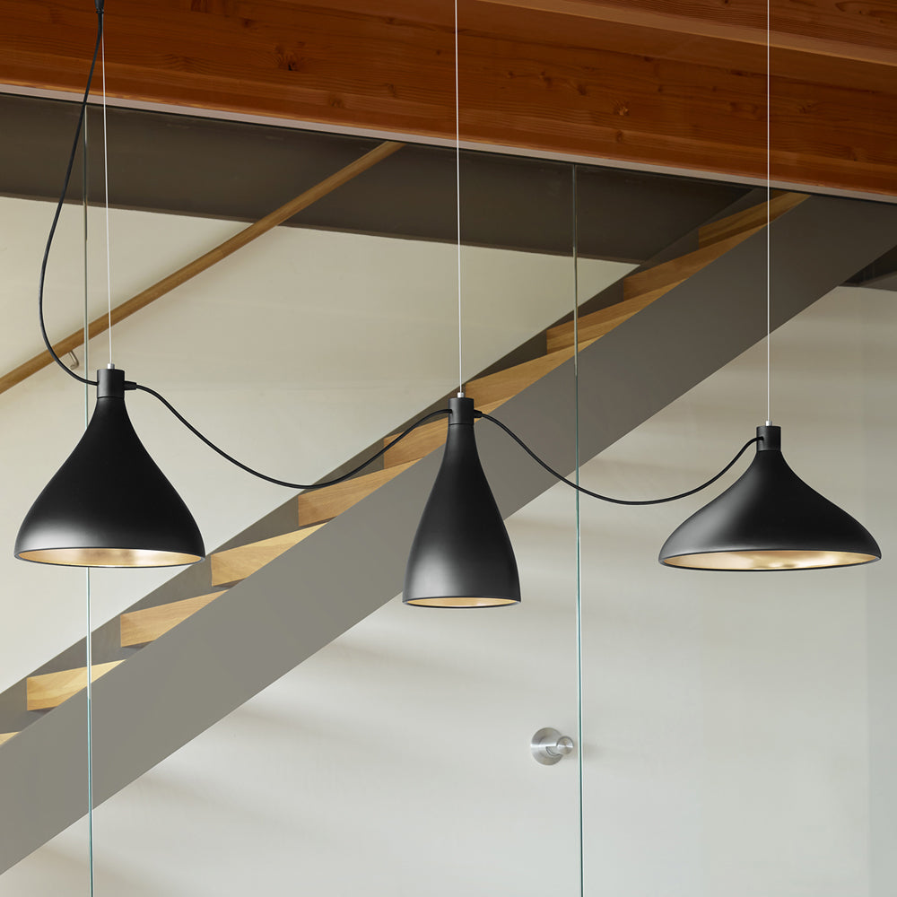 Swell XL String 3 Mixed Pendant Light by Pablo Designs