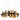 Synthienniser 23.5" Black & Gold LED Chandelier with Dimmable Lights 