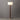 Nova of California Tambo Floor Lamp Dark Walnut Wood Weathered Brass White Linen Shade