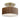 Nova of California Tambo Semi Flush Mount Ceiling Light Dark Walnut Wood Weathered Brass