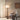 Nova of California Taper Floor Lamp Dark Walnut Wood Weathered Brass White Linen Shade
